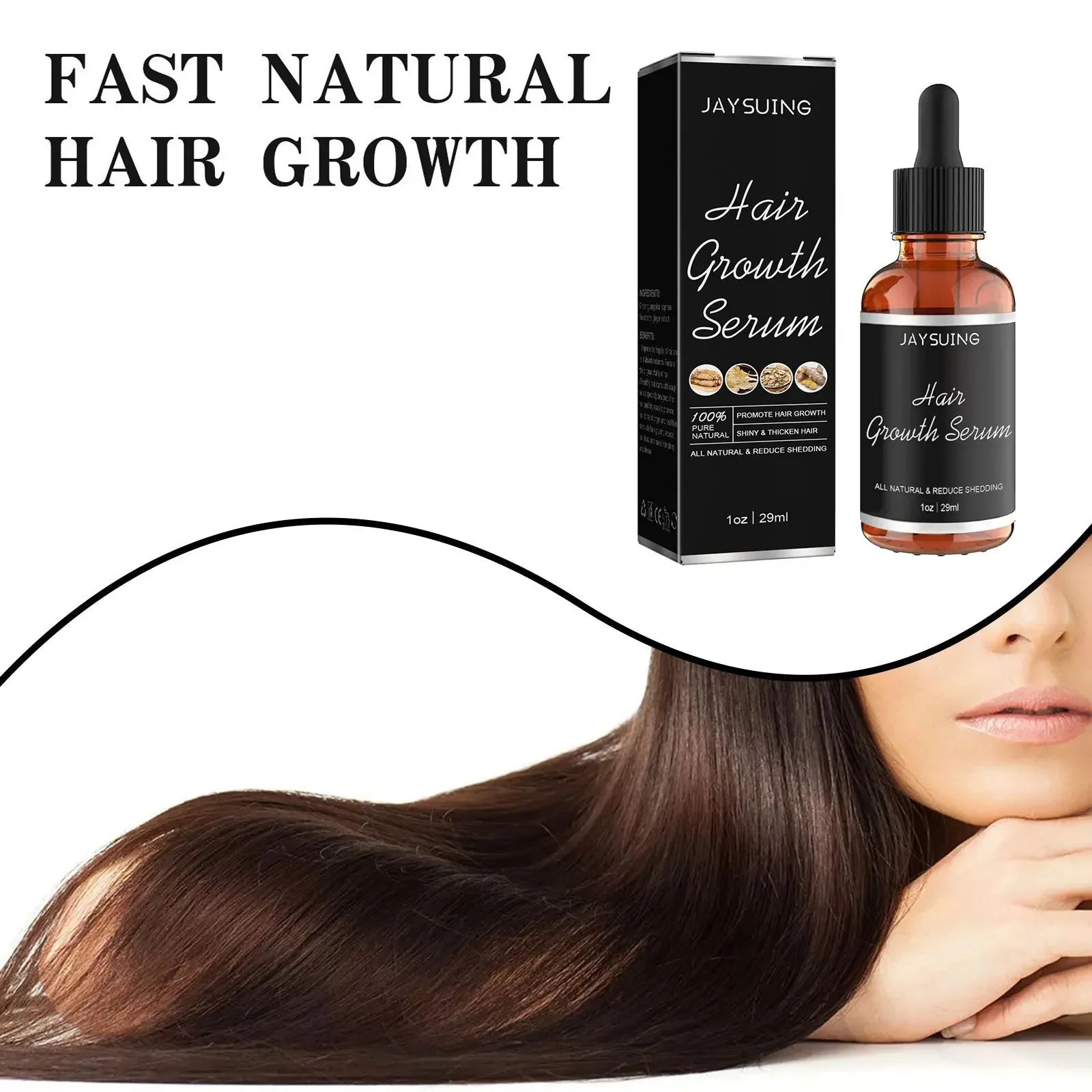 Jaysuing Hair Growth Serum Anti Preventing Hair loss Treatment