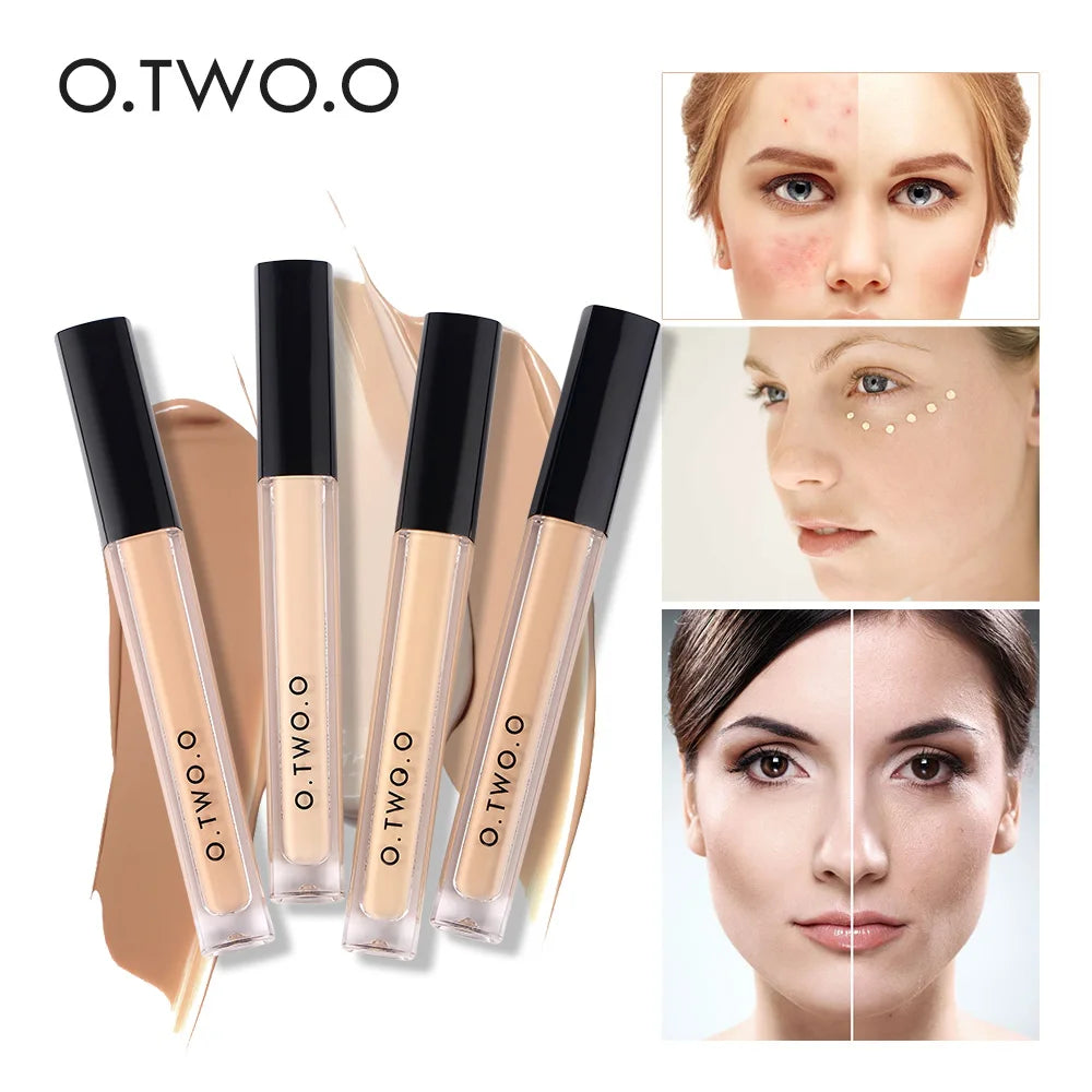 O.TWO.O 4 Colors Face Contouring Make up Liquid Eye Concealer Base Makeup Facial Foundation Brand Makeup Cosmetics
