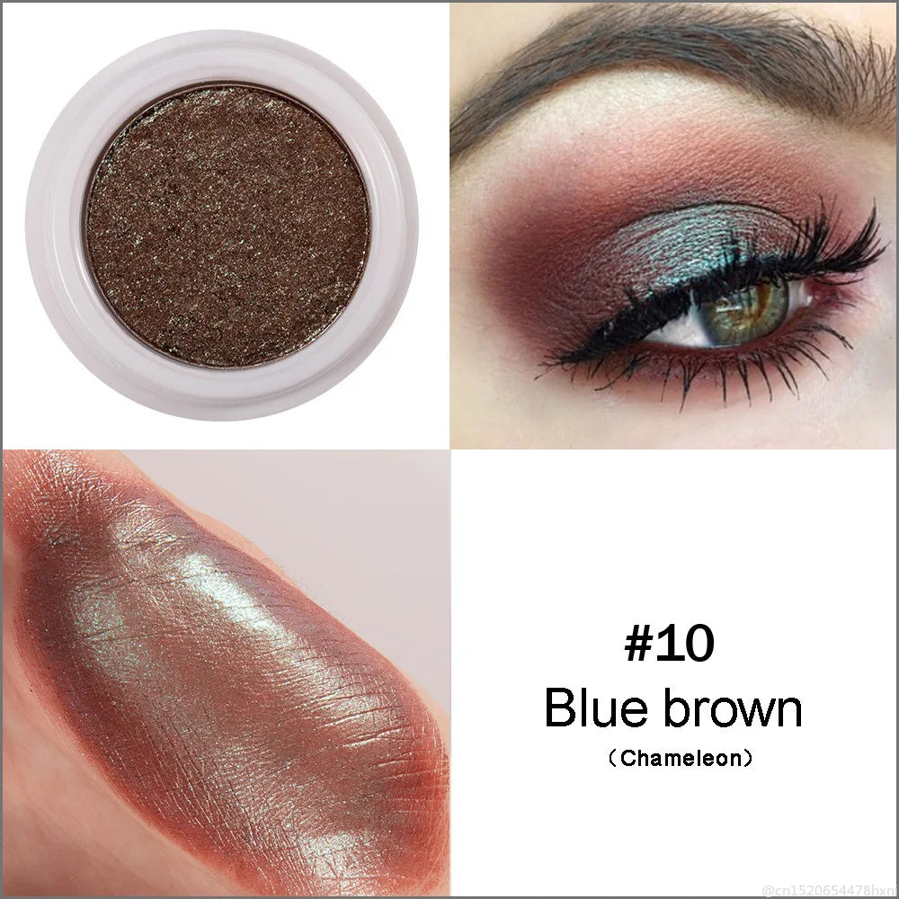 HANDAIYAN Shimmer Cream Matte Eyeshadow Pallete Waterproof Lasting Metallic Pigment Glitter Eye Makeup Maquillaje Cosmetic TSLM1