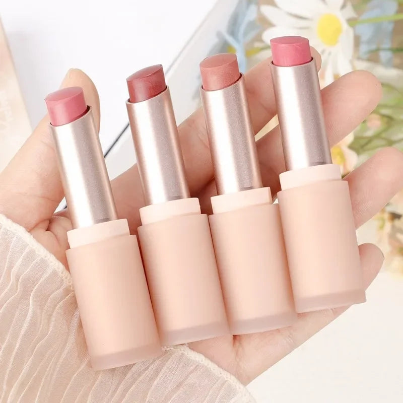 6 Colors Matte Lipstick Waterproof Lasting Non Sticky Cup Misty Lipstick Moisturizing Misty Velvet Nude Lip Tint Makeup Cosmetic