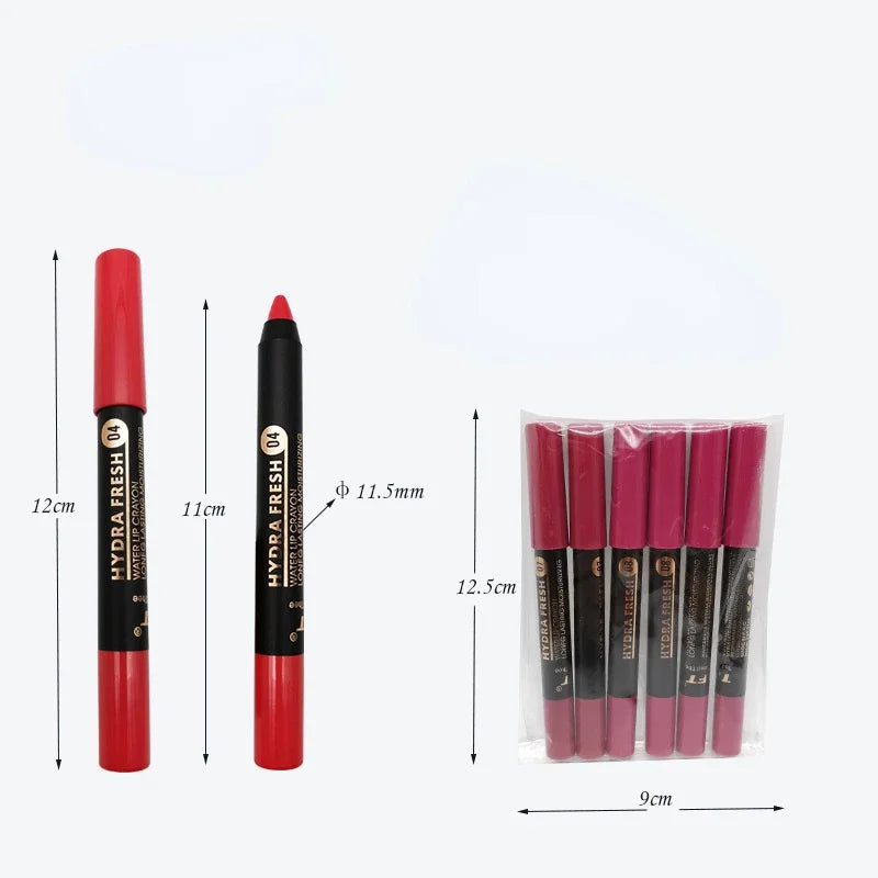 1PC Professional Lip Liner Pen Waterproof Lipstick Pencil Contour Matte Lady Charming Women's Makeup Long Lasting Cosmetic