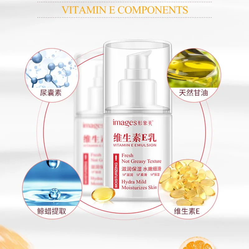 BIOAQUA/IMAGES Face Care Vitamin E Emulsion Face Cream Moisturizing Anti-Aging Anti Wrinkle Day or Night Face Cream