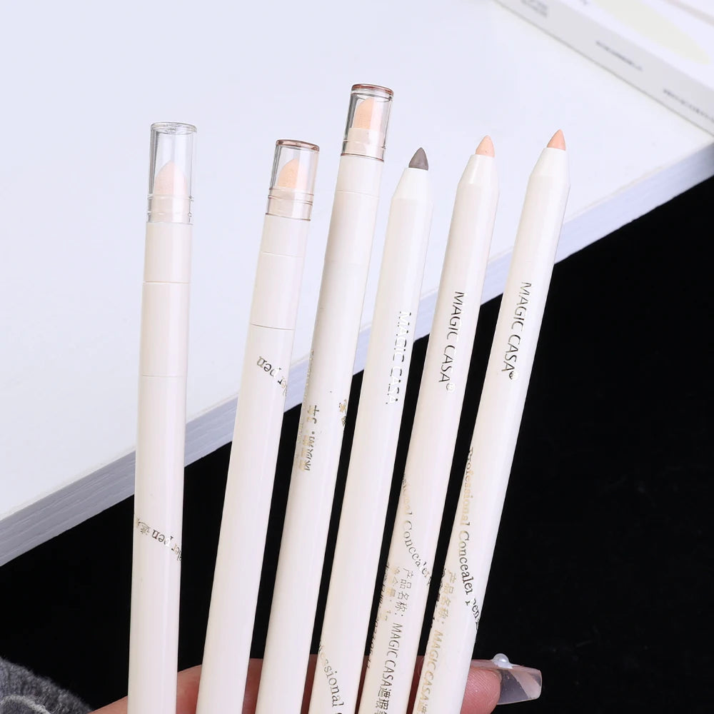 Moisturizing Shadow Concealer Pen Lasting Full Coverage Waterproof Face Acne Marks Concealer Contouring Stick Makeup Cosmetics