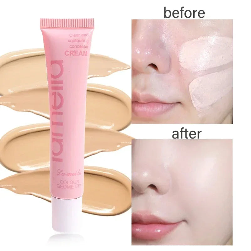 Waterproof BB Cream Natural Moisturizing Oil-control Liquid Foundation Concealer Brighten Skin Matte Isolation Makeup Cosmetics