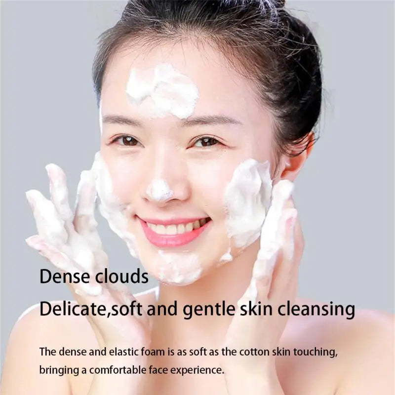 Korean Skin Natural Milk Foaming Facial Cleanser Best for Gentle Face Care