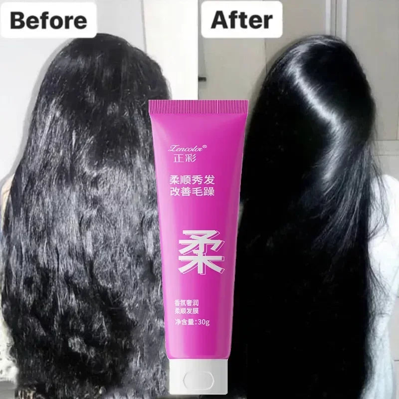 Маска Для Волос Magical Hair Mask Keratin 5 Seconds Repairs Damage Soft Smoothing Shiny Hair Deep Moisturizing Hair Treatment