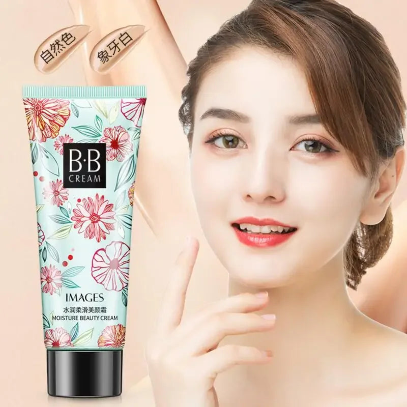 BB Cream Concealer Moisturizing Foundation Base Makeup Bare Whitening Easy to Wear Face Beauty Cosmetics