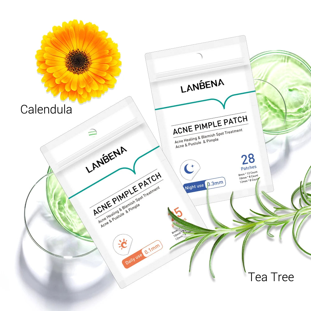 LANBENA Acne Pimple Patch Stickers Acne Treatment Pimple Remover Tool Blemish Spot Facial Mask Skin Care Waterproof