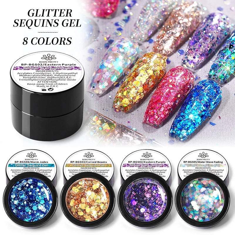 Sequin Nail Gel - Makupndmore