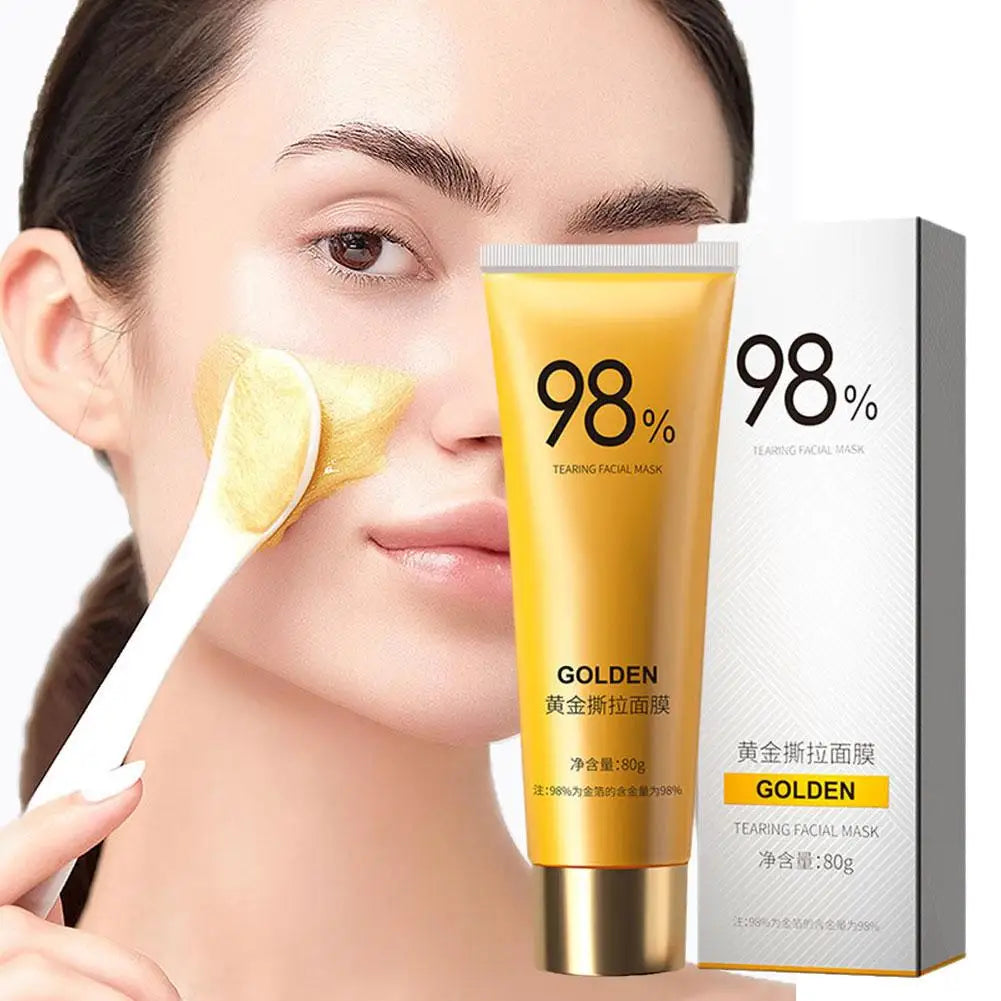 24K Gold Peel-Off Mask Collagen Anti Aging Wrinkle Lifting Firming Moisturises Deep Cleansing Fine Lines Mask For All Skin