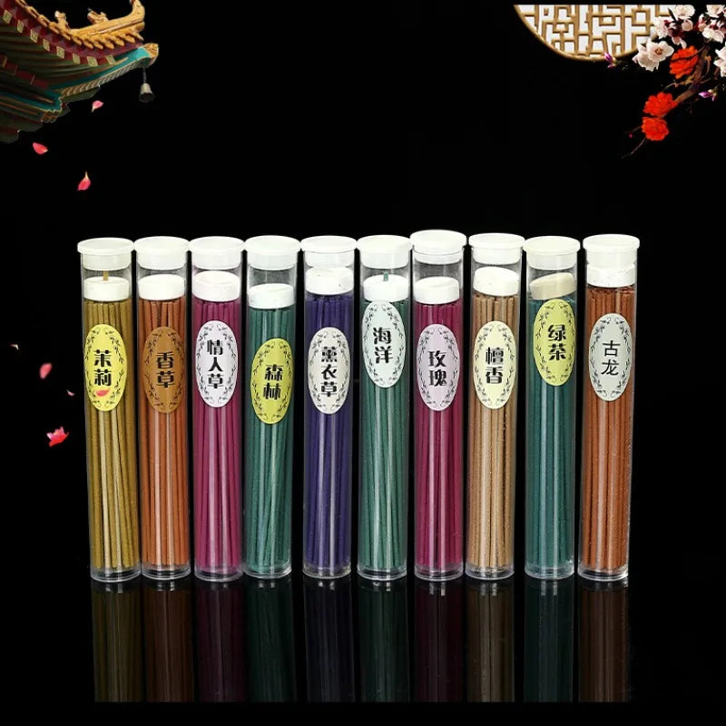 Natural Incense Stick Handmade Aromatherapy Sticks 50 Sticks Per Box Sandalwood Lavender Meditation Household Bedroom Incenses