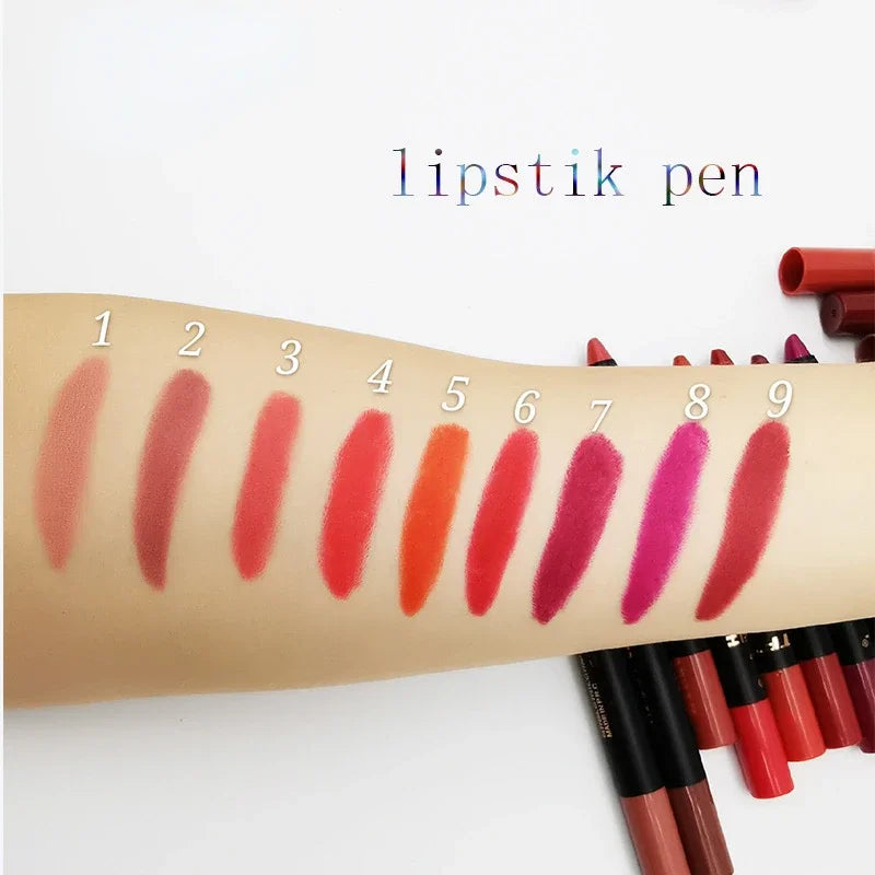 1PC Professional Lip Liner Pen Waterproof Lipstick Pencil Contour Matte Lady Charming Women's Makeup Long Lasting Cosmetic