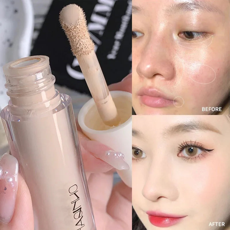 Moisturizing Liquid Contouring Concealer Cream Makeup Waterproof Lasting Cover Acne Dark Circles Foundation Face Korean Cosmetic