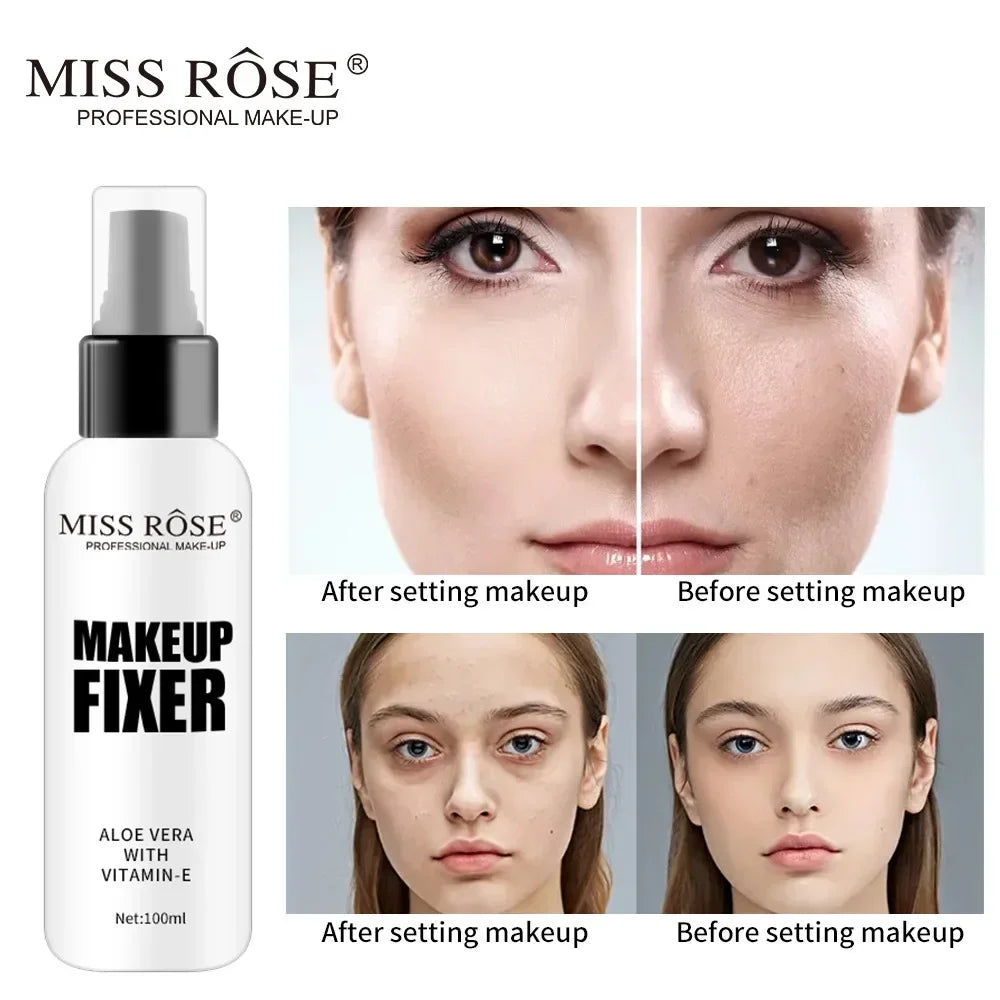 Miss Rose  Makeup Fixing Setting Mist Photo Finish Primer Water Set & Refresh Spray