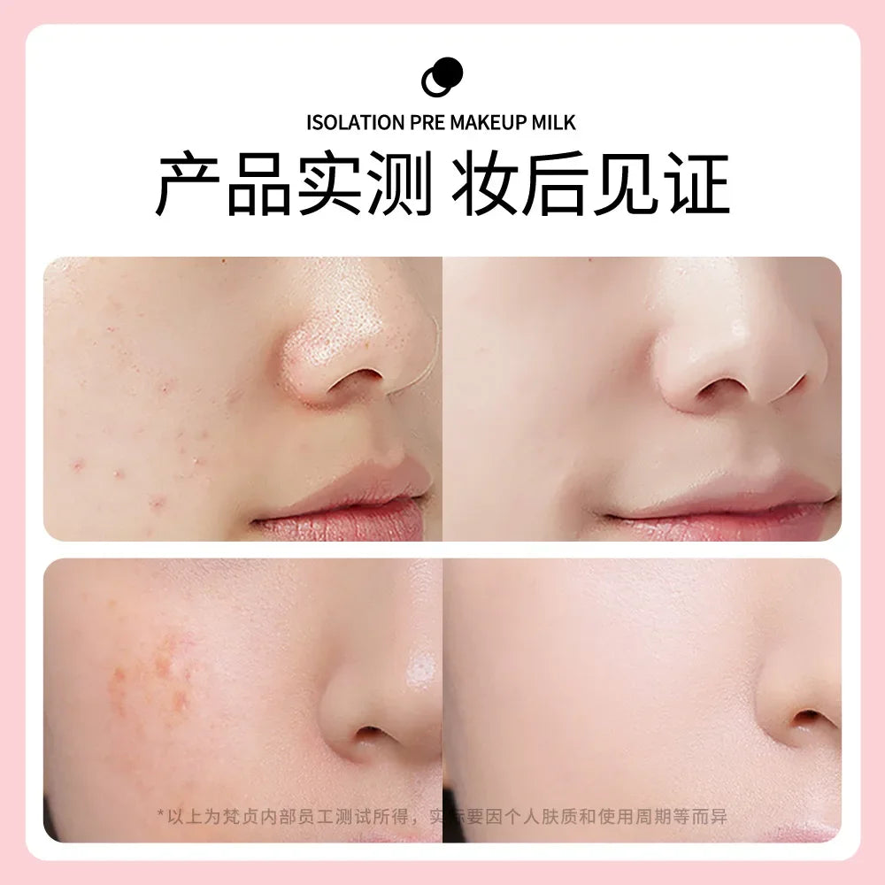 30ml VENZEN W Primer Make Up Shrink Pore Primer Base Smooth Face Brighten Makeup Skin Invisible Pores Concealer Brand China