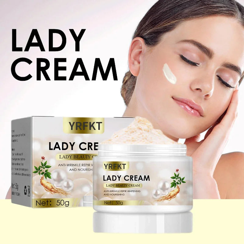 Lady Cream Firming Moisturizing Skin Care Night Cream Skin Moisturizing Soothing Facial Moisturize Brightening Cream