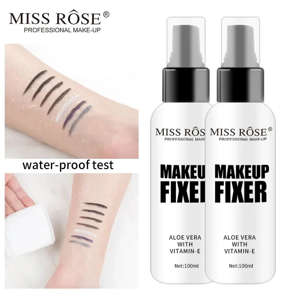 Miss Rose 100ml Makeup Fixing Setting Mist Photo Finish Primer Water Set & Refresh Spray