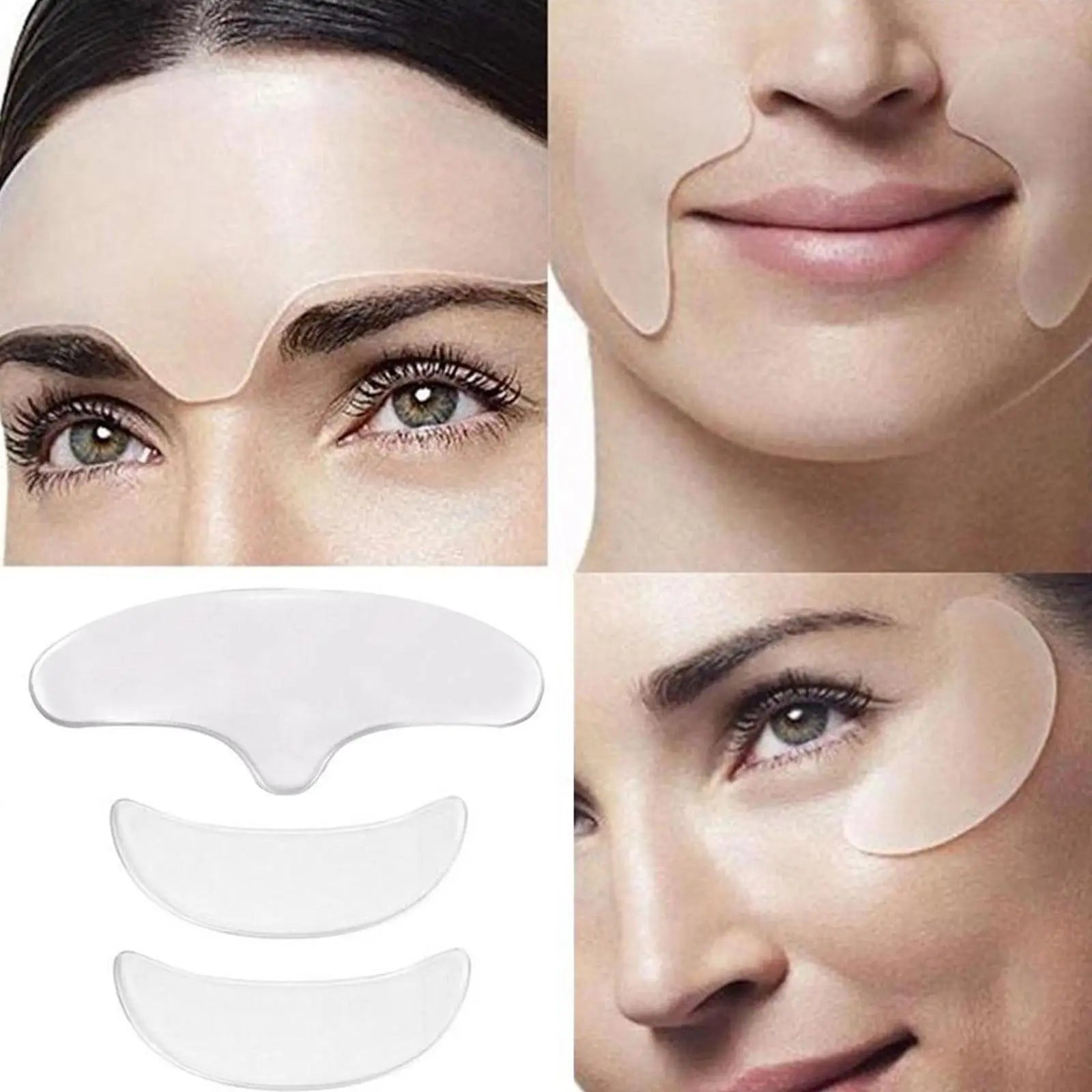 Anti Wrinkle Forehead Patch  Eye Mask Forehead Line Removal Gel Patch Firming Lift Up Mask Stickers Anti-aging Face Skin Care