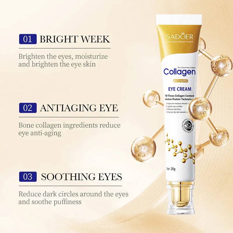 Anti-aging Collagen Eye Cream Dark Circles Eyes Cream Skin Care for Eyes