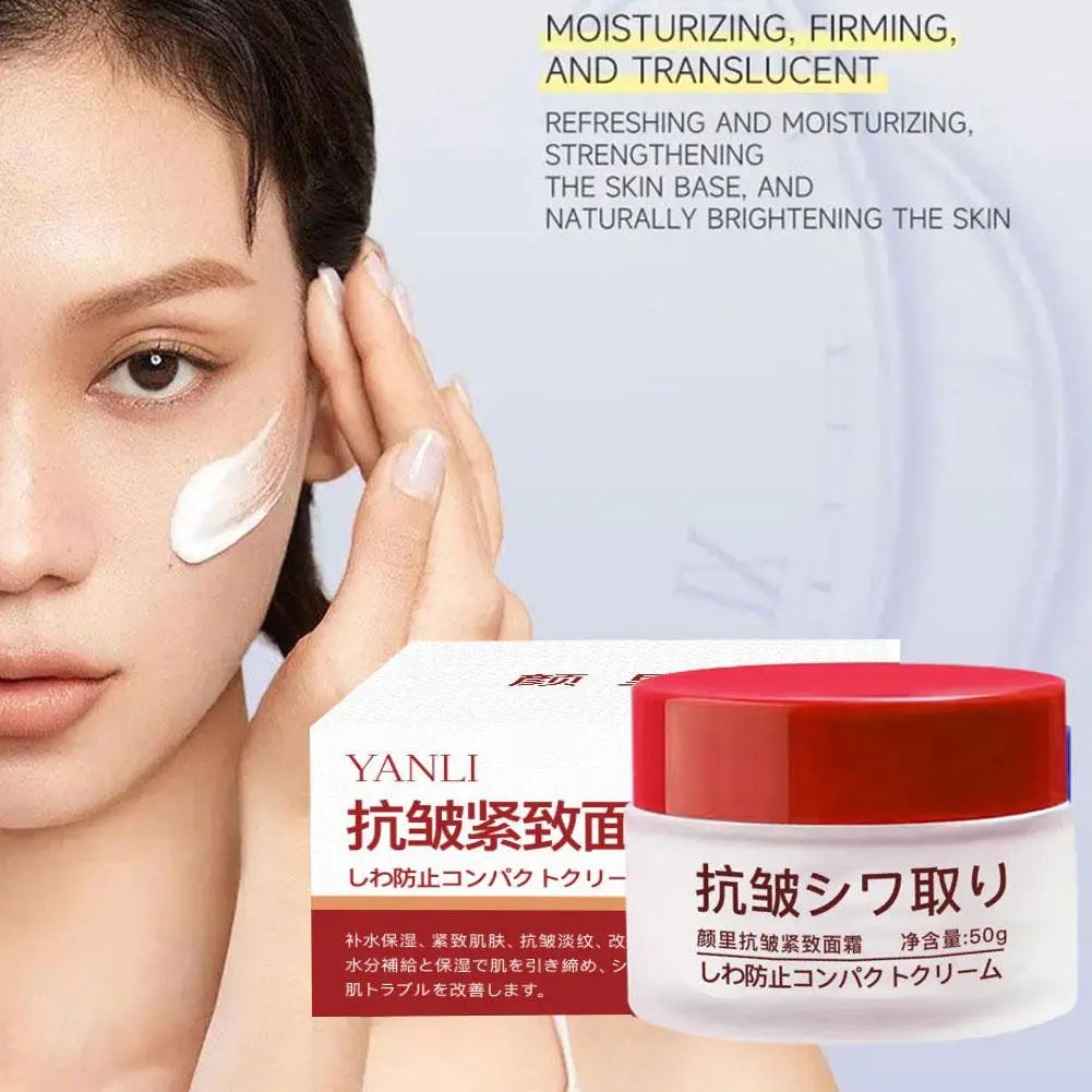 Face Cream Hyaluronic Acid Collagen Face Cream Facial Night Care Moisturizing Skin Wrinkle Aging Cream Cream Face Care Anti G5Q6