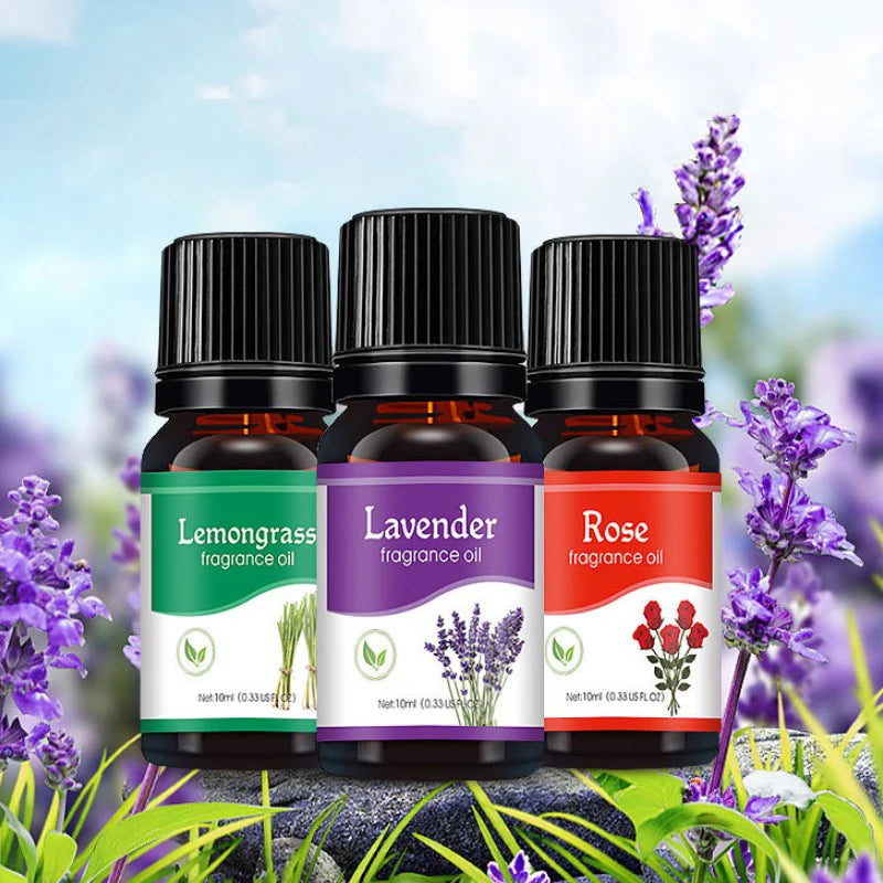 Aromatherapy Essential Oil Air Freshener Water Soluble Oil Diffuser Aromatherapy - Rose, Lavender,Lemon, Peppermint, Lemongrass