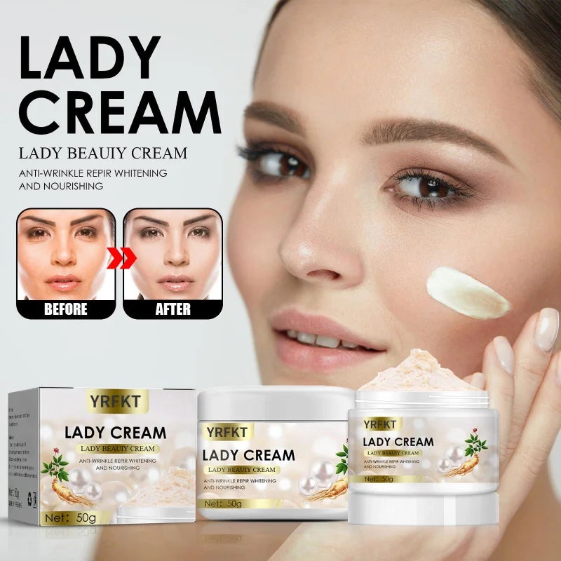 Lady Cream Firming Moisturizing Skin Care Night Cream Skin Moisturizing Soothing Facial Moisturize Brightening Cream