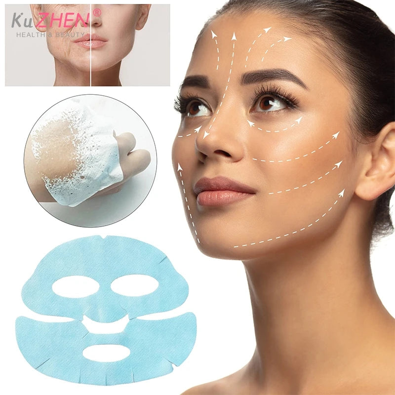 1PC Collagen Film Paper Soluble Facial Mask Face Skin Cheek Sticker Forehead Patch Smile Lines Patche Anti-aging Wrinkle Remover