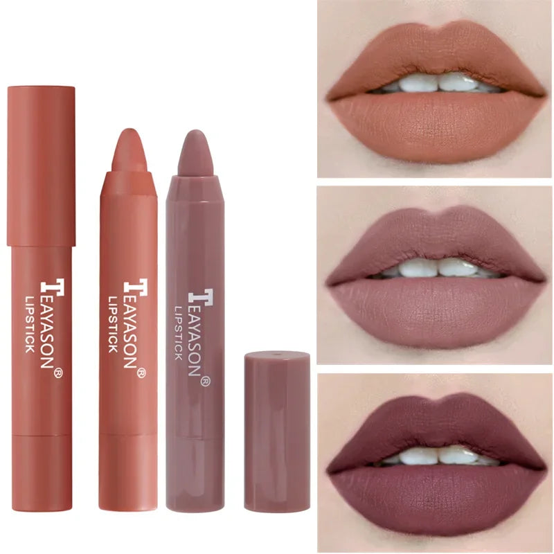 12 Colors Matte Velvet Lip Glaze Waterproof Lasting Moisturizing and Not Easy To Fade Lip Gloss Lipstick Sexy Lip Makeup Beauty