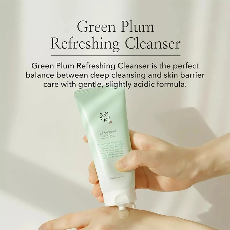 Green Plum Face Gentle Massage Cleansing Cream Facial Korean Skin Care