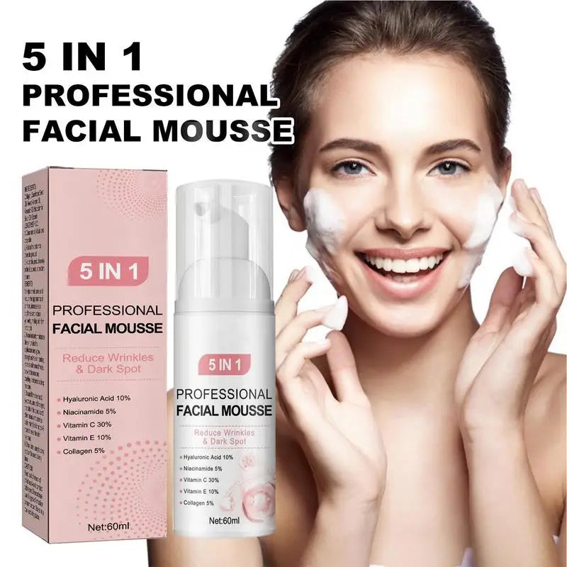 Facial Foam Cleansing   Mousse for Blackhead  removal and Oil Free  Face  Cleanser Timeless Clear   Skin Care