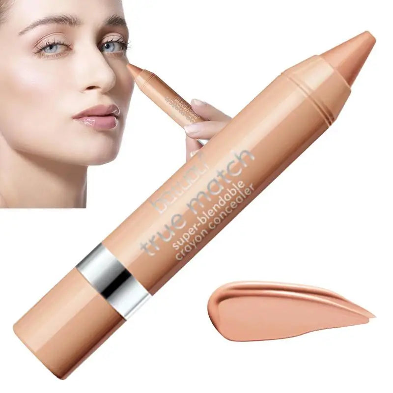 Concealer Pencil Waterproof Face Makeup Moisturizing Cover Stick Concealer Light And Thin Face Concealer Spots Dark Circles Rod