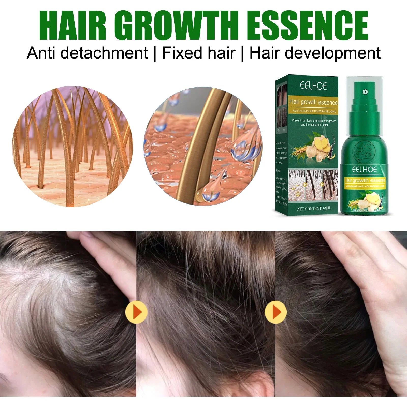 Hair Growth Hair Serum Spray Natural Anti Hair Loss Serum