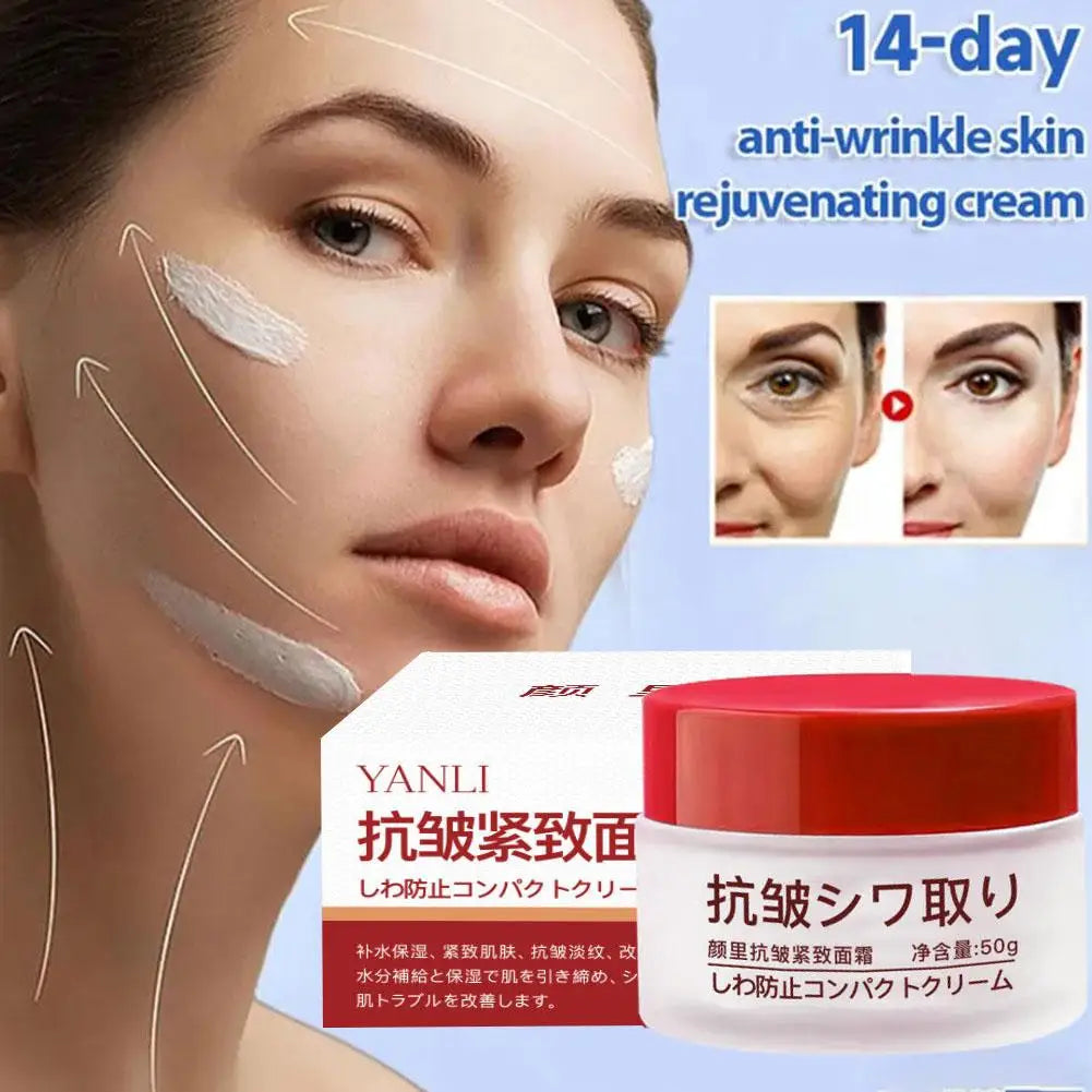 Face Cream Hyaluronic Acid Collagen Face Cream Facial Night Care Moisturizing Skin Wrinkle Aging Cream Cream Face Care Anti G5Q6