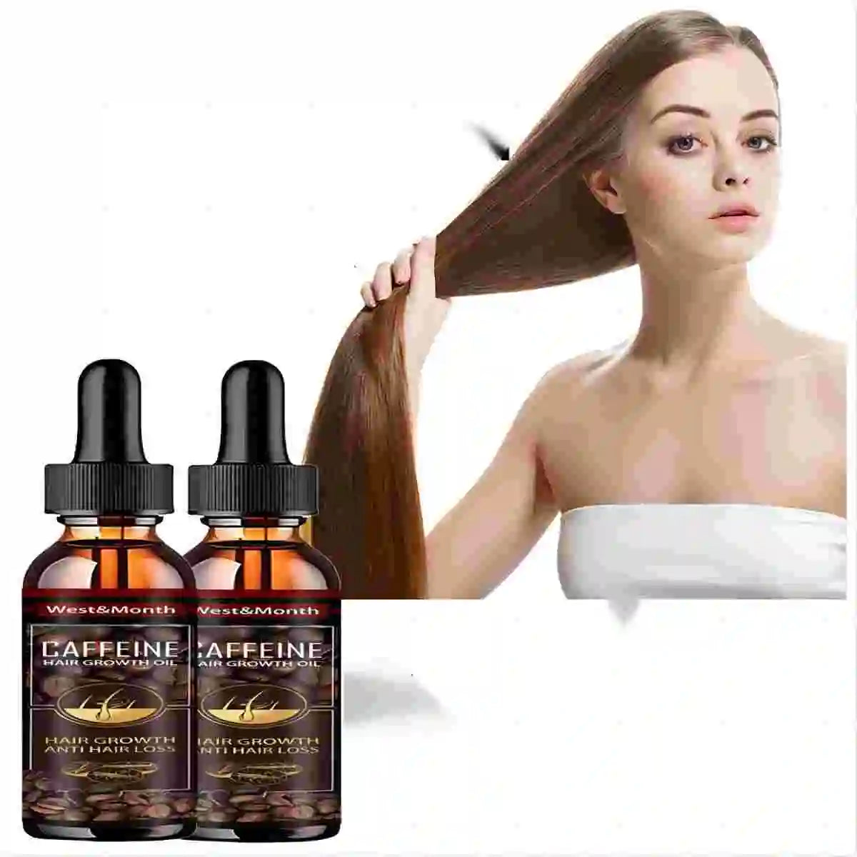 Alopecia Hair Treatment for Women Hairloss Hair Oil Growth Tool Spray Caffeine for Treatment Dry Frizzy Damaged Thin Hair Care