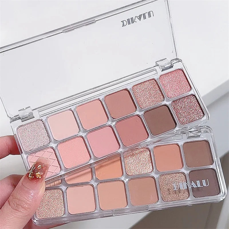 Eyeshadow Palette 12 Colors Eye Shadow Plate Pearl Matte Shiny Multi-color Makeup Women Versatile Fashion Classic Cosmetic