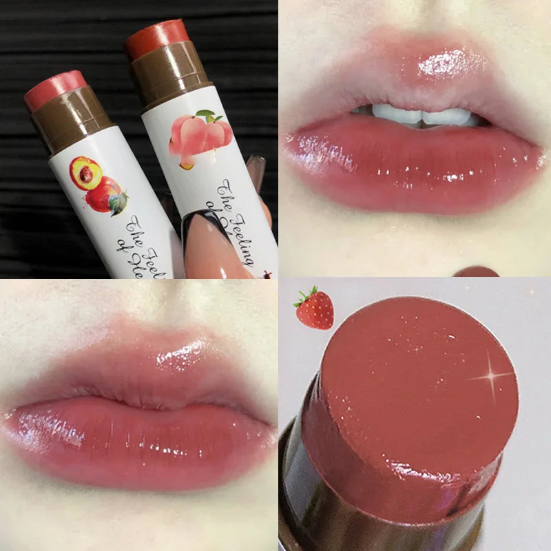 Fruity Lip Balm Moisturizing Lip Gloss Natural Nourishing Temperature Change Color Lipstick Cheap Makeup Cosmetics Lip Skin Care