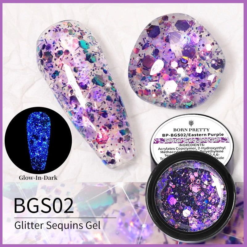 Sequin Nail Gel - Makupndmore