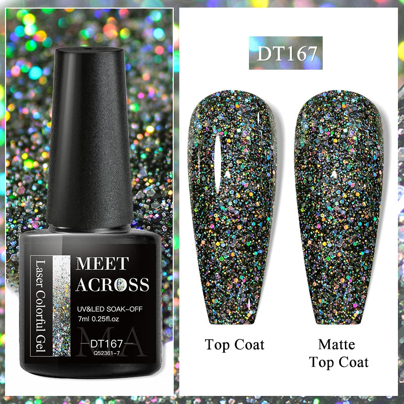 Glitter Nail polish - Makupandmore