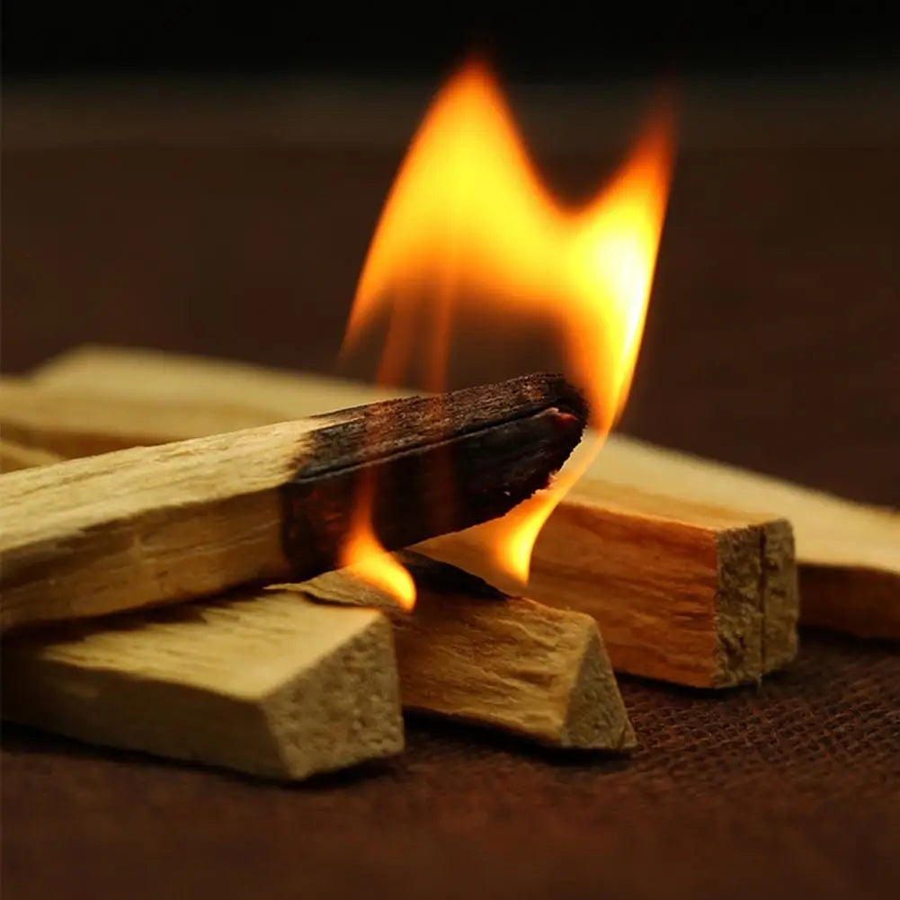 1-5pcs Palo Santo Natural Incense Sticks Wooden Smudging Stick Aromatherapy Burn Wooden Sticks No Fragrance No Smell