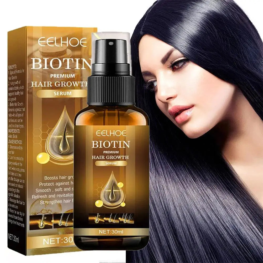EELHOE Biotin Hair Serum For Man Women hair Growth Serum