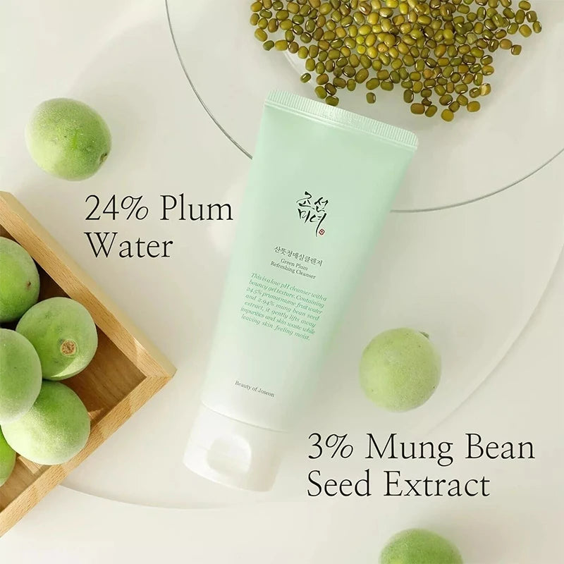 Green Plum Face Gentle Massage Cleansing Cream Facial Korean Skin Care